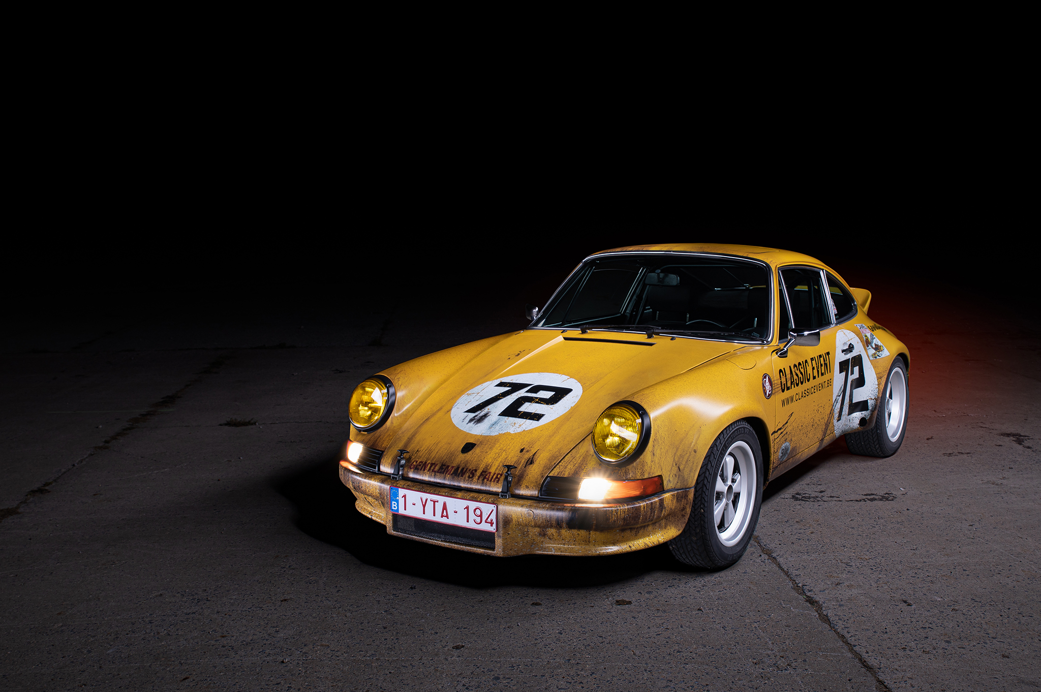 Classic Event Porsche Lightpainting