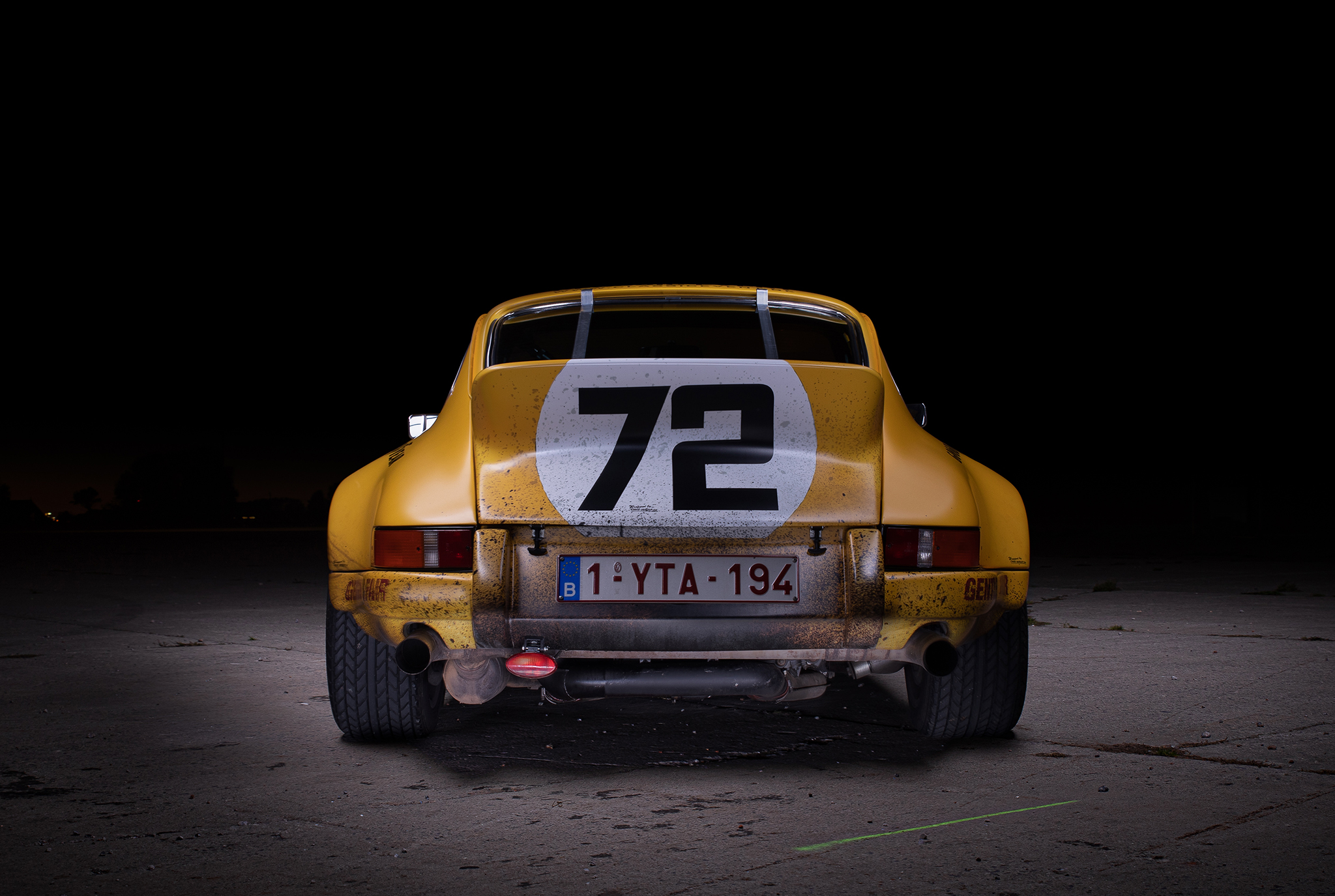 Classic Event Porsche Lightpainting